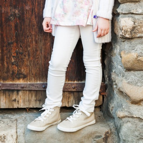 Burberry Brit Girl's White Jeans