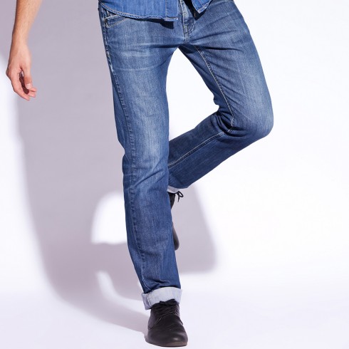 Classiques Entier Straight Leg Blue Jeans