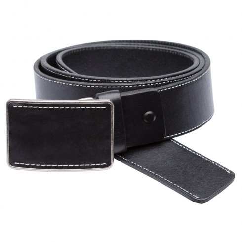 Theory Black Leather Belt