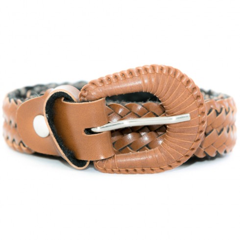 Theory Leather Braided Belt