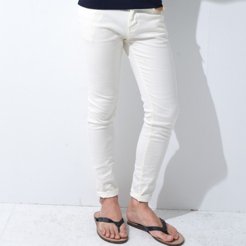 Topshop Slim White Jeans