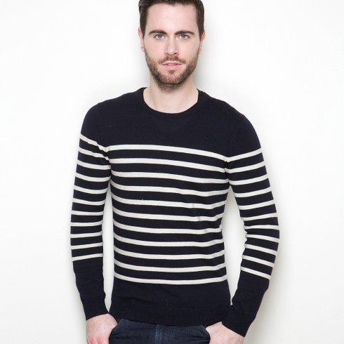 Topshop Striped Casual Sweater